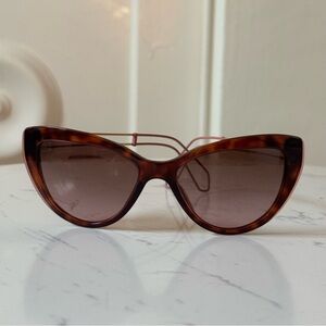 Miu Miu Retro Red Cat Eye Sunglasses